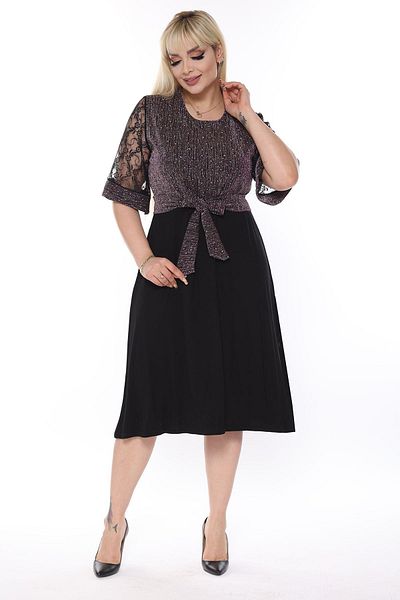 modayız Βραδινό φόρεμα Sparkle Plus Size 17b-2319
