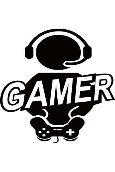 pınaxar ملصق Gamer عالي الجودة مقاس 10 × 10 سم متين