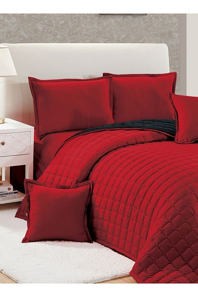 Generic Compressed  two-sided Comforter Set Duble Size Tow color, 6 Pieces, King Size