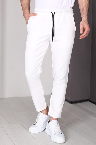 Delpino Lycra Ankle Length Fabric Trousers
