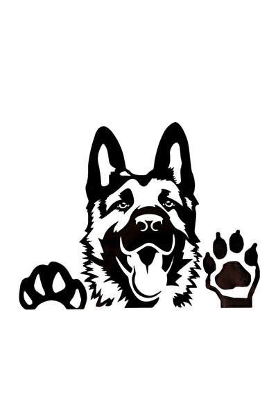 Generic Brand Wolf Dog Design Quality Sticker 30 X 26 cm