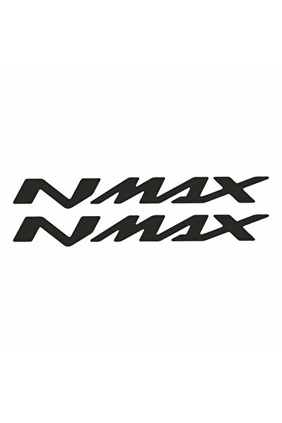 rez ملصق نص Nmax للدراجة النارية 2 قطعة 10 × 5 سم