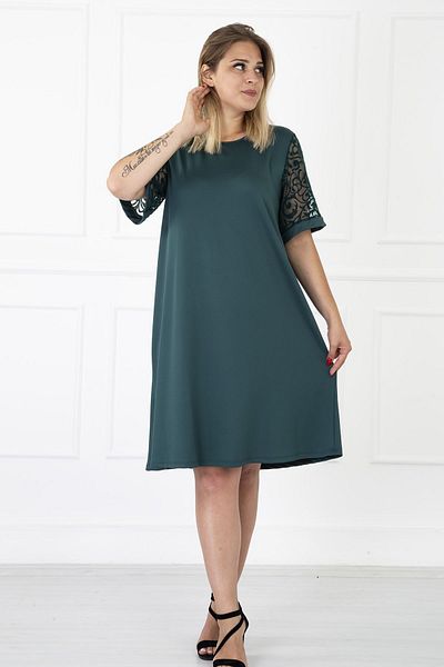 modayız Φόρεμα Kimono Κόλ Υέσιλ Μεγάλο Μέγεθος 31b-1180