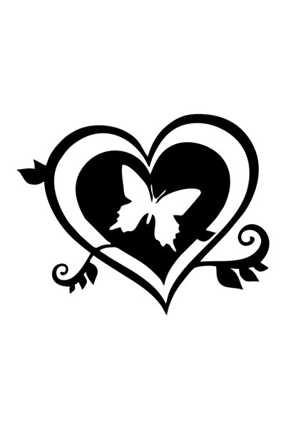 pınaxar Eagle-Bear and Heart Wall Decor Sticker A+Quality 40 X 28 cm Durable ...