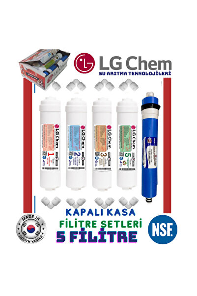 light gastro Lg Chem 5 Filitreli Kapalı Kasa Filitre Seti.coconut Bazlı Tatla...