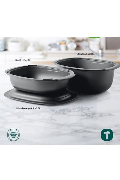 Tupperware Ultra Pro 3.5 Liter Body 2 Liter Body 1 Cover