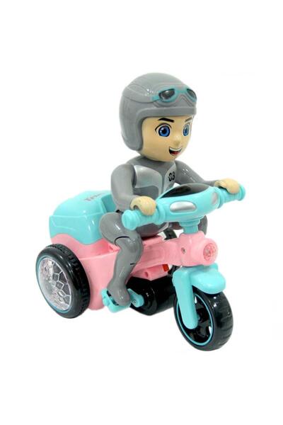 Genel Markalar Electric Tricycle Pilli Işıklı Sesli Motorsiklet