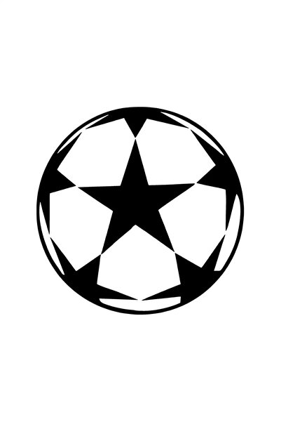 Generic Brand Football Ball Sticker 20 X 20 cm