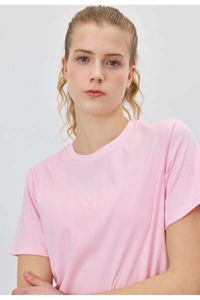 TUBİA Γυναικείο T-Shirt σε πούδρα ροζ βασικό