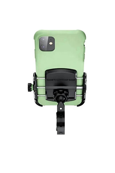 resolut 2 in 1 Ayna ve Gidon Bağlantılı Motorsiklet Telefon Tutucu Bisiklet ATV Telefon Tutacağı