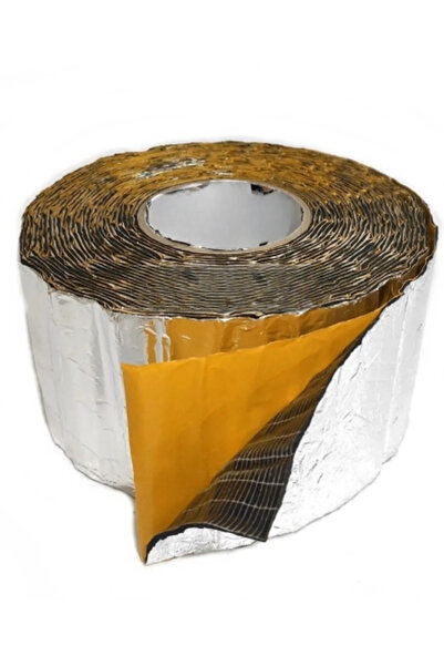 BantMarketim Araç Oto Ses Isı Yalıtım Bandı 10cmx5metre Alüminyum Folyolu Kau...