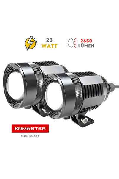 Knmaster Bullet 23W Motosiklet Led Sis Farı