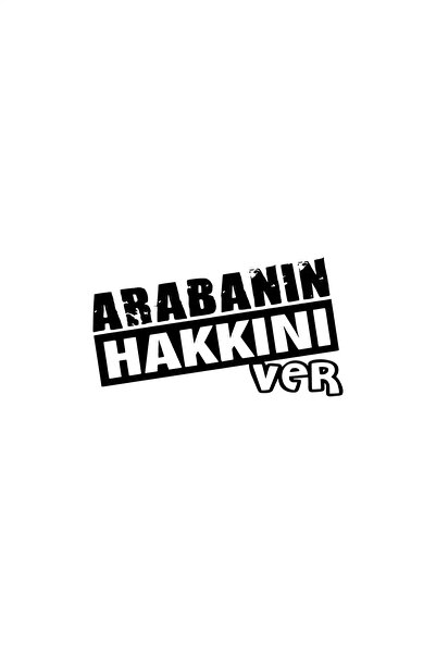 Generic Brand ملصق اعط الحق للسيارة مقاس 10 × 6 سم