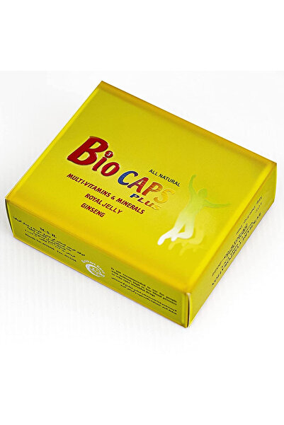 Eckhart Bio Caps Plus Natural Food Supplement with Royal Jelly, Minerals and Ginseng - 60 Capsules