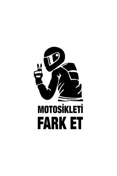 Generic Brand Motorsikleti Fark Et Wall Decor Quality Quality Sticker 40 X 64 cm