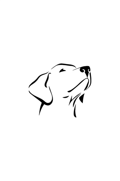 alanova Noble Dog Quality Sticker 10 X 9 cm