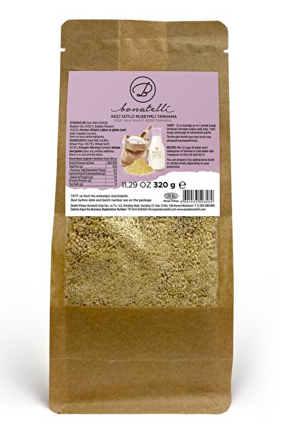 Bonatelli Keçi Sütlü Ruşeymli Tarhana 320 G
