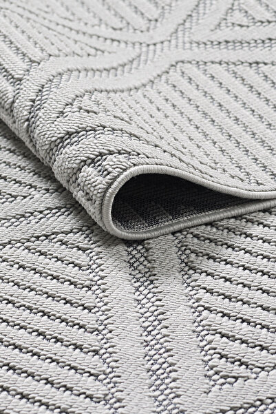 Mariesse Home Soho İskandinav Dokuma Bukleli Gri Modern Salon Halısı Mutfak Halısı Koridor Halısı Yolluk