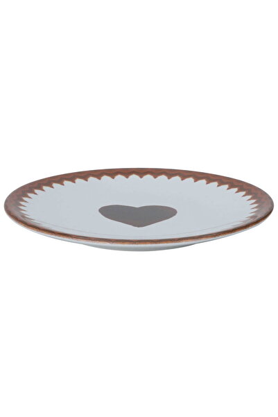 Alsaif Gallery Al Saif Gallery plastic serving plate, 16 cm, heart pattern - ...