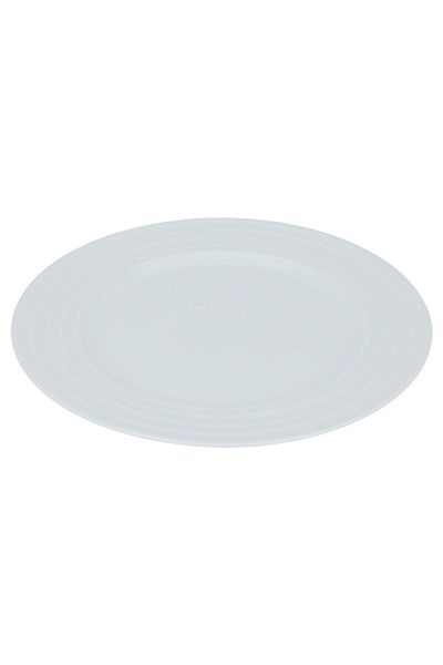 Alsaif Gallery Al Saif Gallery porcelain plate, 30 cm, flat round - white