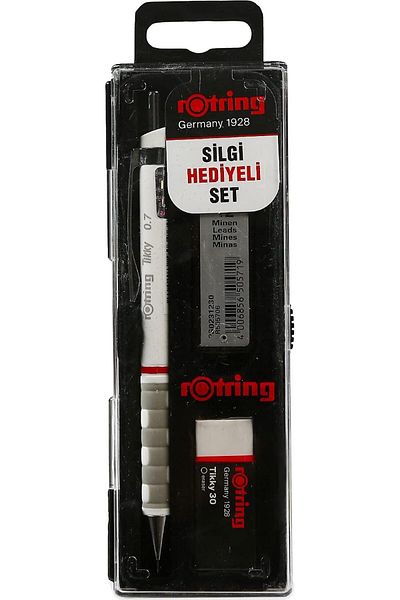 STOREMAX Sellbuystore Tikky Mechanical Pencil, Nib and Eraser Set, 0.7mm Pencil, 2B Nib, Medium Eraser, B
