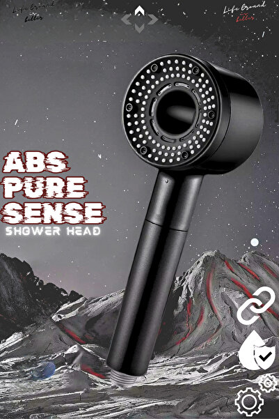 LİGROUND ABS PURE SENSE BASINÇLI Duş Başlığı 5 Fonksiyonlu ABS Duş Telefonu D...