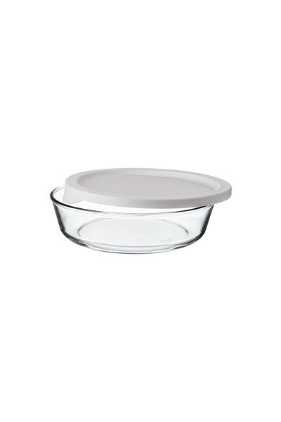 Dania 20cm Round Glass Oven Tray with Lid