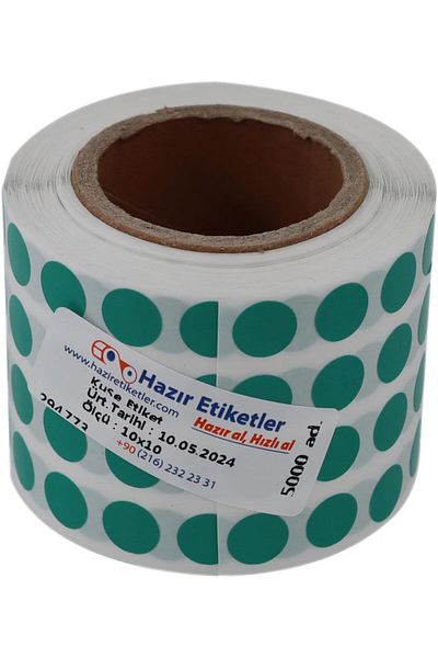 STOREMAX Lvnmblya Labels , Ready to Go Buy Fast Artistic Roll Colorful Backdrop Printed, 10mm Diameter, 5000 Pieces, 5