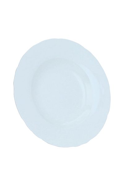 Alsaif Gallery Al Saif Gallery porcelain serving plate, 8 inches, round - white