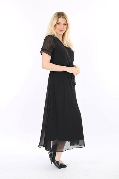 Moday Μακρύ φόρεμα σιφόν σε μεγάλο μέγεθος 16b-2132