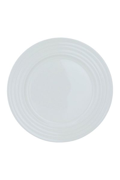 Alsaif Gallery Al Saif Gallery porcelain plate, 30 cm, flat round - white
