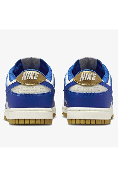 Nike Dunk Low Leather Women Sneaker Hakiki Deri Beyaz Lacivert Spor Ayakkabı Kadın