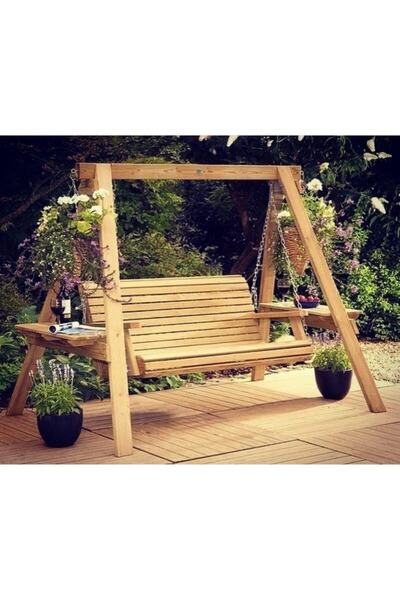 ömür konsept ahşap Ahşap Dış Mekan Ve Iç Mekan Salıncağı