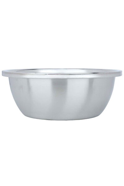 Alsaif Gallery Al Saif Gallery Steel Salad Bowl, 24 cm - Silver