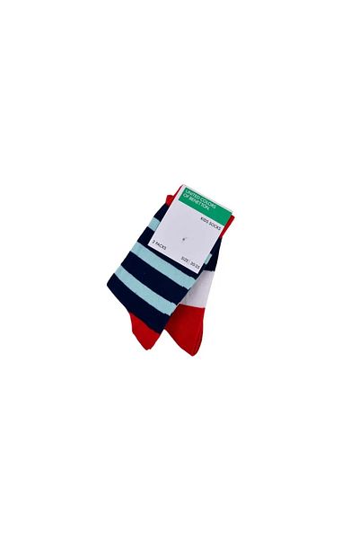 Benetton Boy's Bnt-B24090 2-Pack Sock Socks - Multicolor