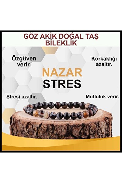Zodyak Doğal Taş سوار من الحجر الطبيعي العقيق المعتمد 6 مم - B819
