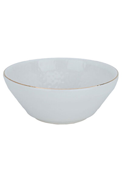 Alsaif Gallery Saif Gallery Porcelain Soup Bowl, 10 cm, Round - White