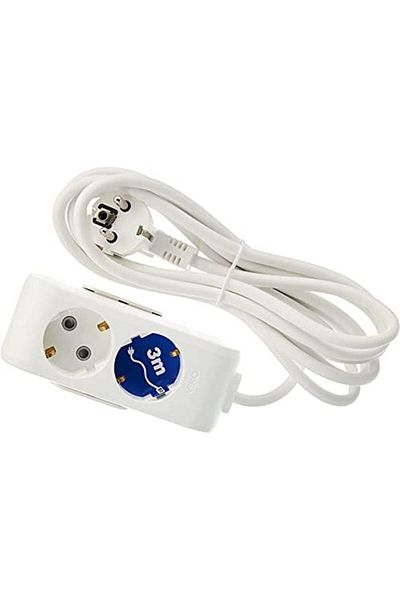 STOREMAX Lvnshop Multi-Let 2-Piece Grounded Wired 3m Socket Lv 224120