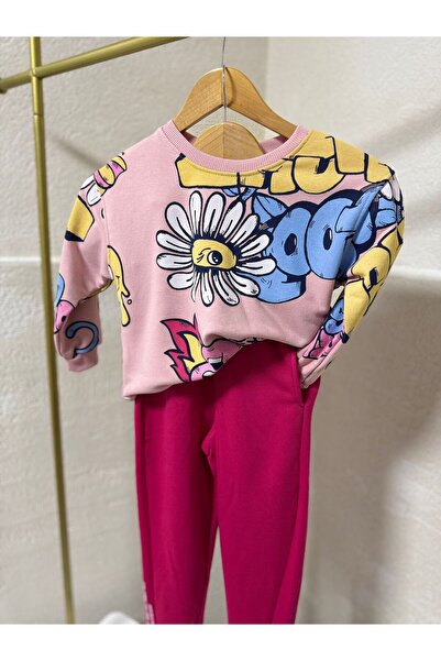 TİJK Brand Girl's Tracksuit Set