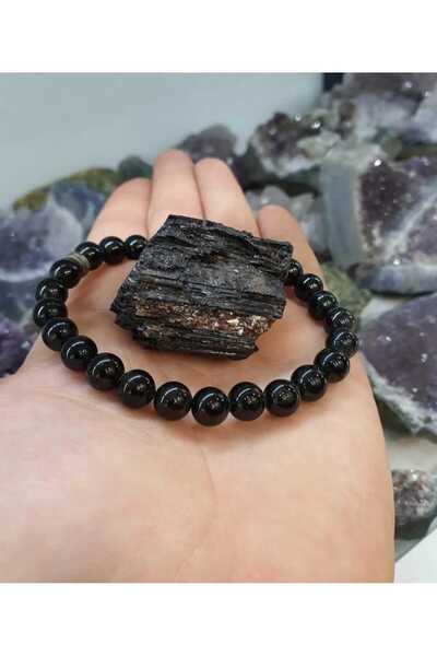 Zodyak Doğal Taş سوار من حجر التورمالين الطبيعي مقاس 8 مم - مع هدية