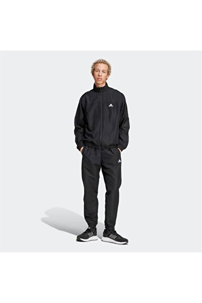 adidas Ανδρική μαύρη αθλητική φόρμα Colorblock (IX1276)