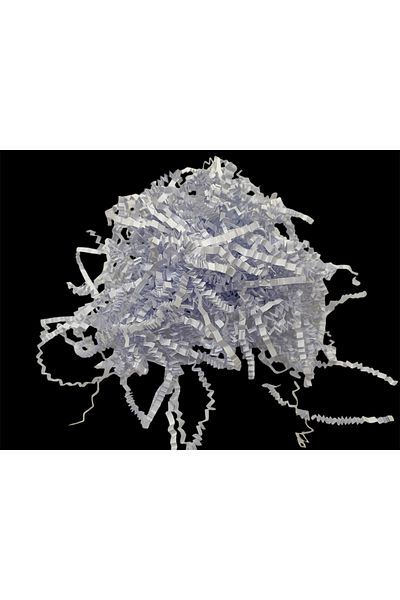HUR-AY PACK Zigzag Pelur White Crop - 100 g Ornamental Filling Material