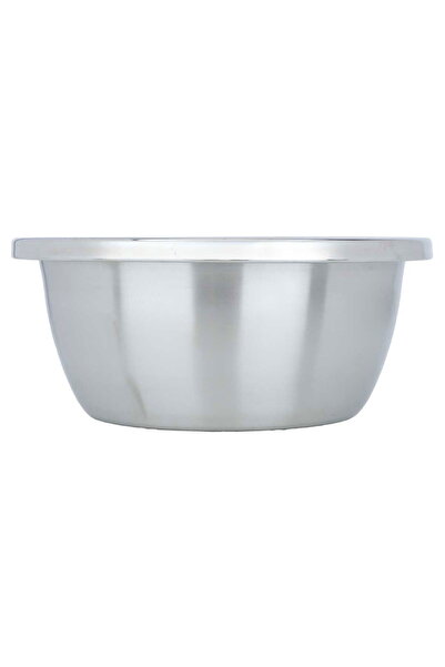 Alsaif Gallery Al Saif Gallery Steel Salad Bowl, 20cm, Round - Silver