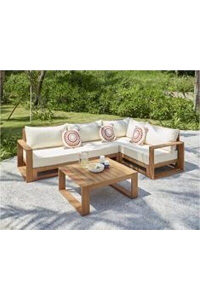 ömür konsept ahşap Bahce Balkon Teras Dinlenme Koltuğu Köşe Takımı