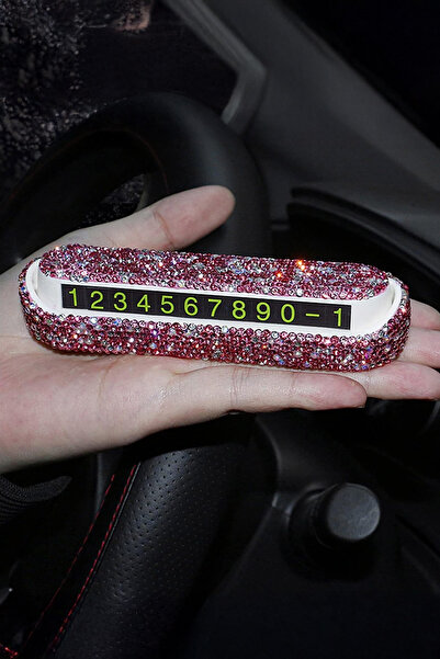CONOCER Torpedo Colorful Colorful Eye-Catching Car Number - Shiny Stone Detailed