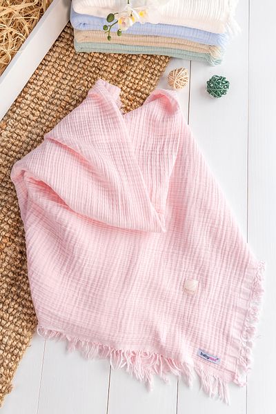 Babymod 100% Cotton Natural Four Layer Muslin Baby Blanket