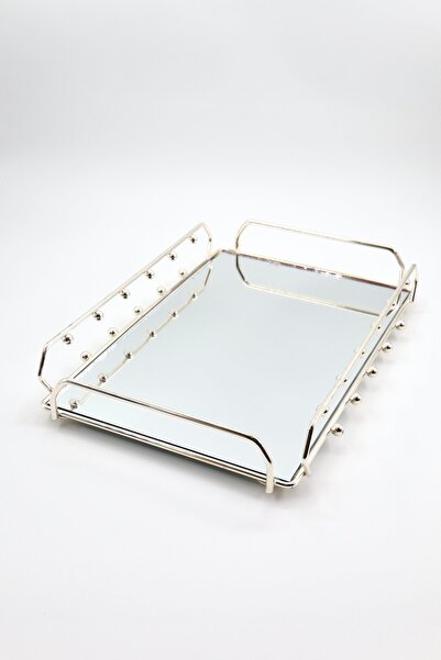 YENİCİ Aynalı Metal Tepsi (30*20)