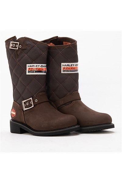 Harley Davidson Laconia 644 W Γνήσιες Δερμάτινες Μπότες Nubuck 025g 100071