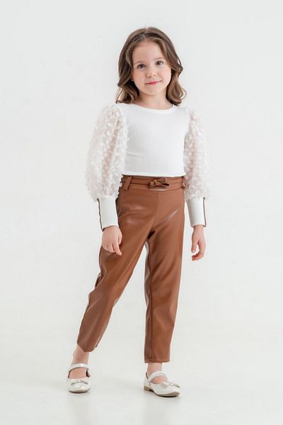 HAUSEkids 6-9 Years Old Rana Girl's Set - Ecru