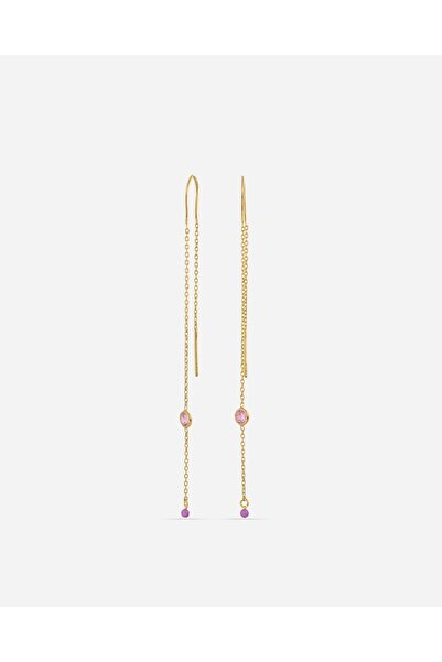 MEKS PRIVE Gümüş Zincir Küpe